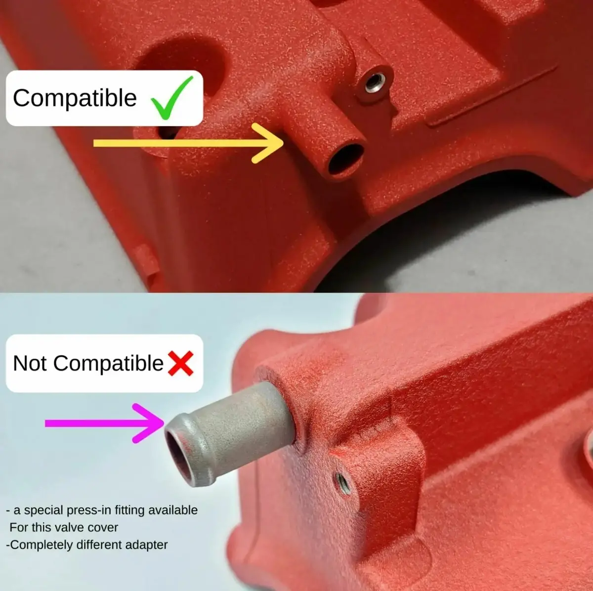 Breather Fitting Adapter 10An For Honda Acura Valve Cover 19Mm K20 K24 1