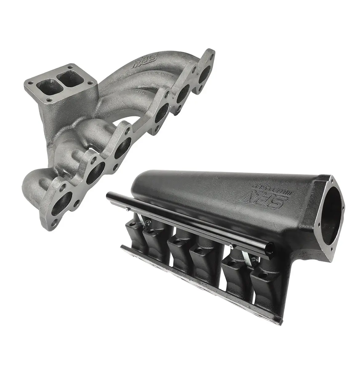 For 2Jz-Gte Top Mount Twin Scroll Turbo Manifold + Intake Manifold 1