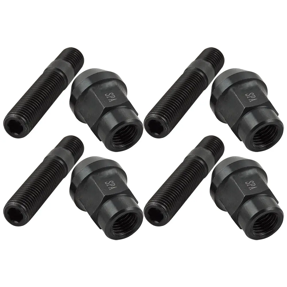 Forged Wheel Stud And Nut Competition Type 62Mm M12x1.5 - Pack Of 4 1