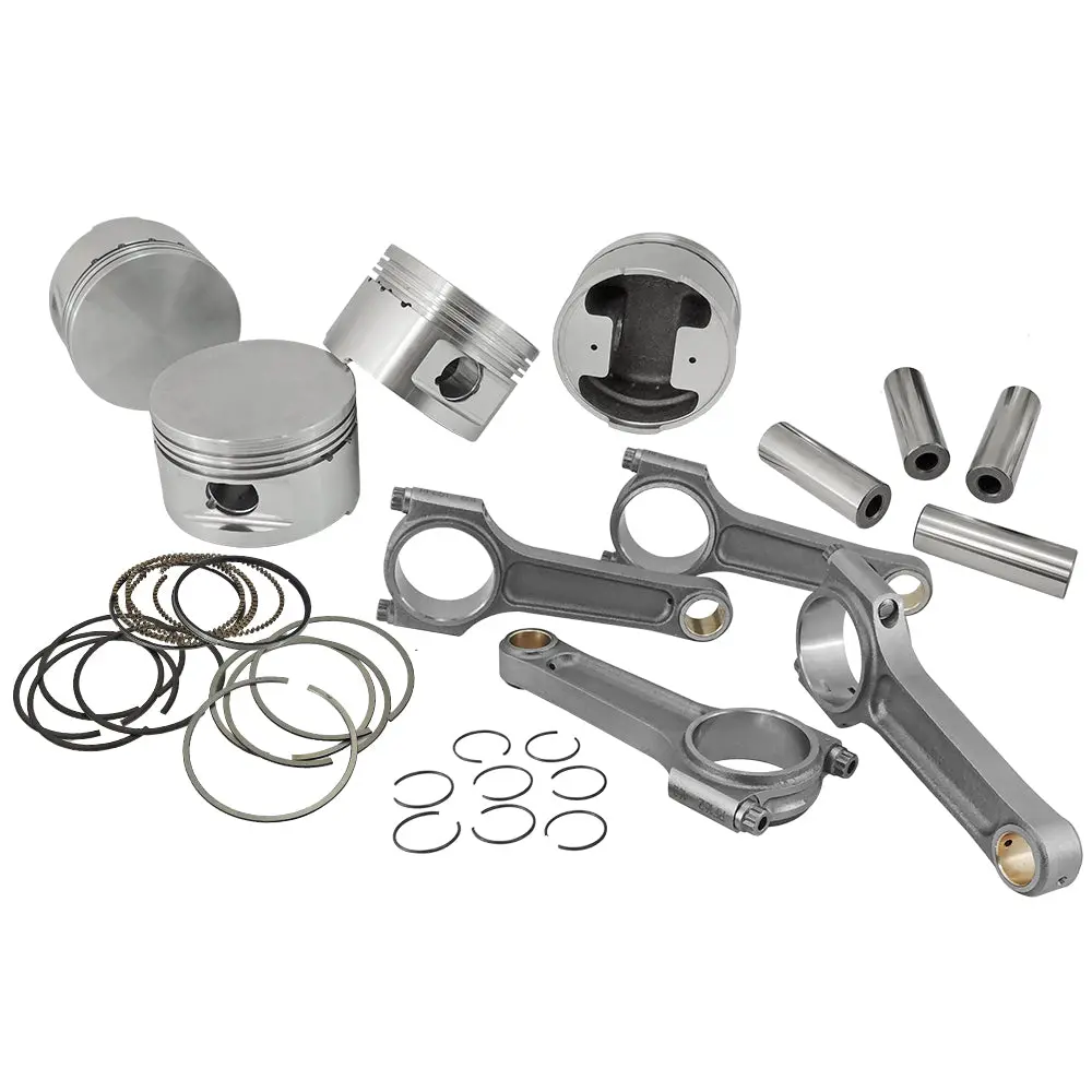 Forged Piston Flat Top And Connecting Rod Kit For C20ne 2.0L 8V (87Mm) Chevy Euro - Pre Sale 1