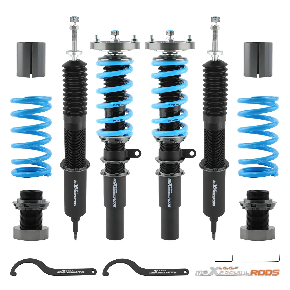 24 Ways Damper Adjustable Coilover Kit Bmw 3-Series E90 06-13 Lowering Kit 1