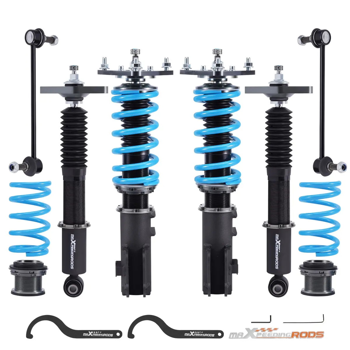 Hyundai Genesis Coupe 11-15 Adjustable Damper Coilover Strut Suspension Lowering Kit 1