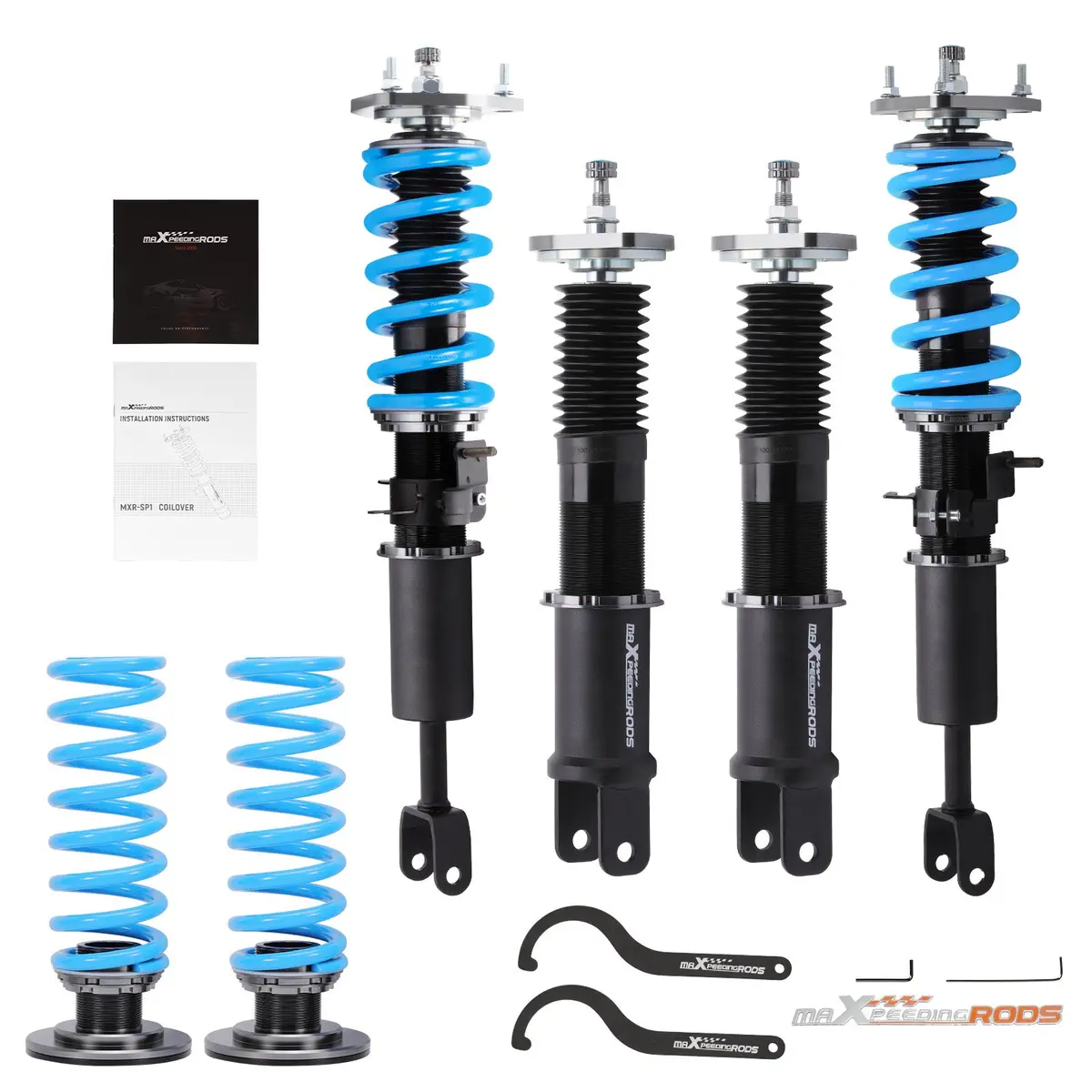 24 Way Adjustable Coilovers Fornissan 350Z Z33 03-08 Lowering Kit 1