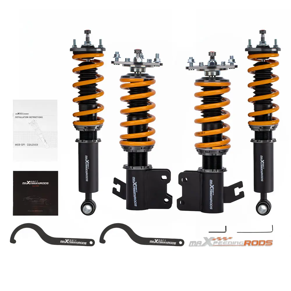 Nissan 240Sx S13 89-98 24-Way Damper Adjustable Coilovers Kit Lowering Kit 1