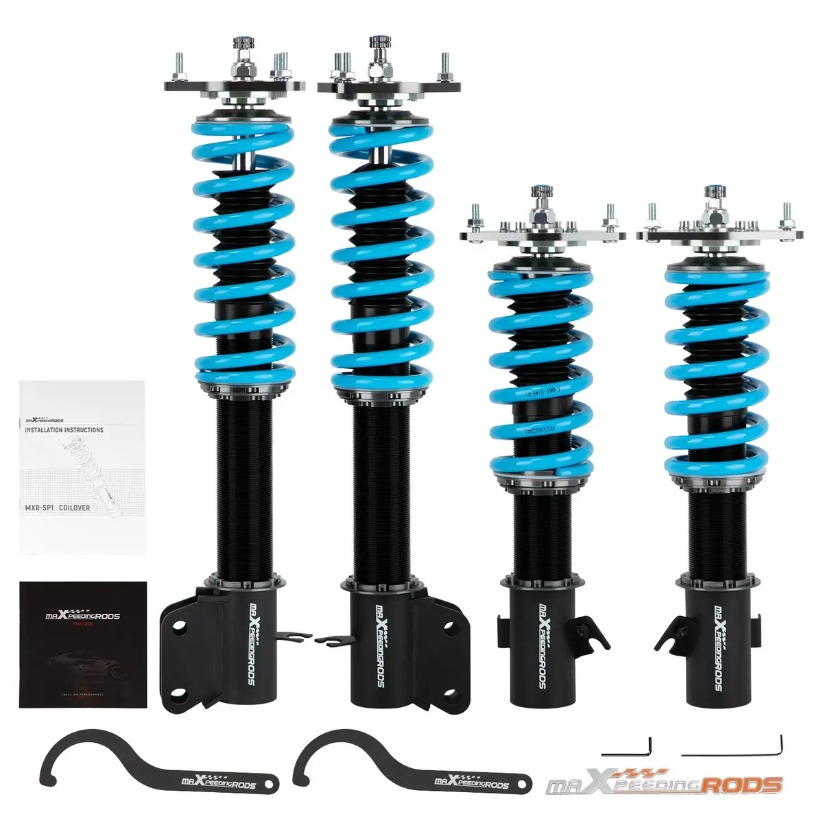 Subaru Impreza Wrx Gda Gdb 24 Way Full Adjustable Coilover Struts Assembly Lowering Kit 1