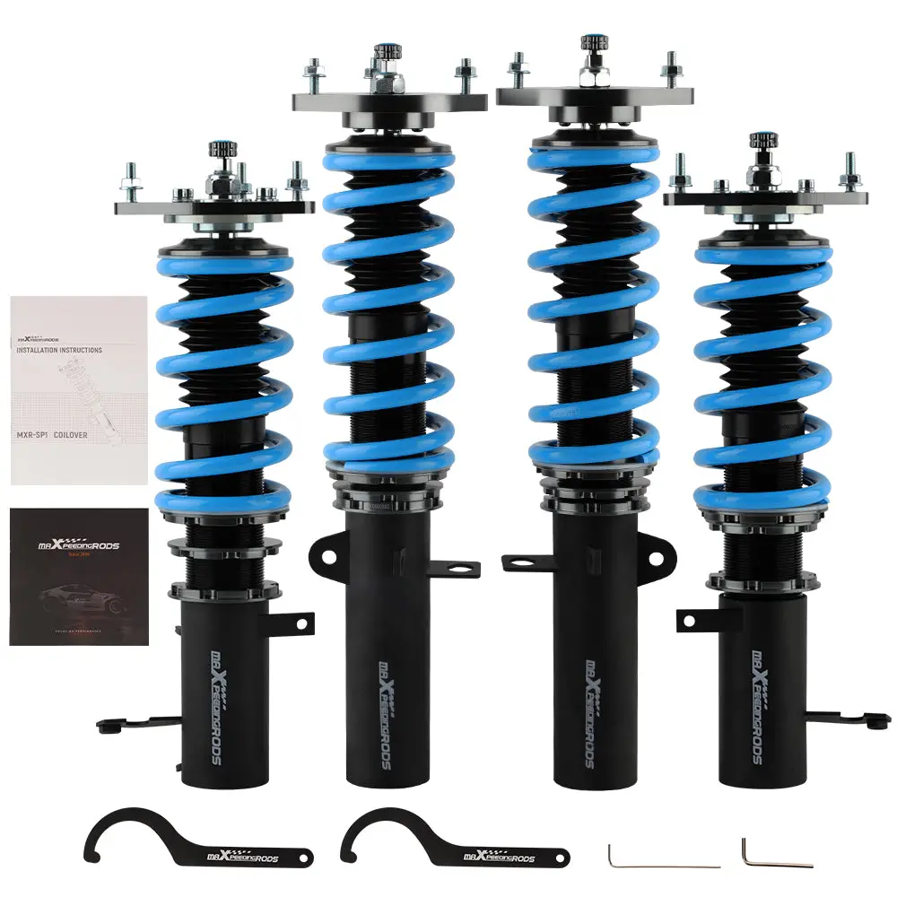 Coilover Spring Shock Fortoyota Corolla E90 1988-1999 24 Ways Damping Adjustable Coilover Lowering Kit 1