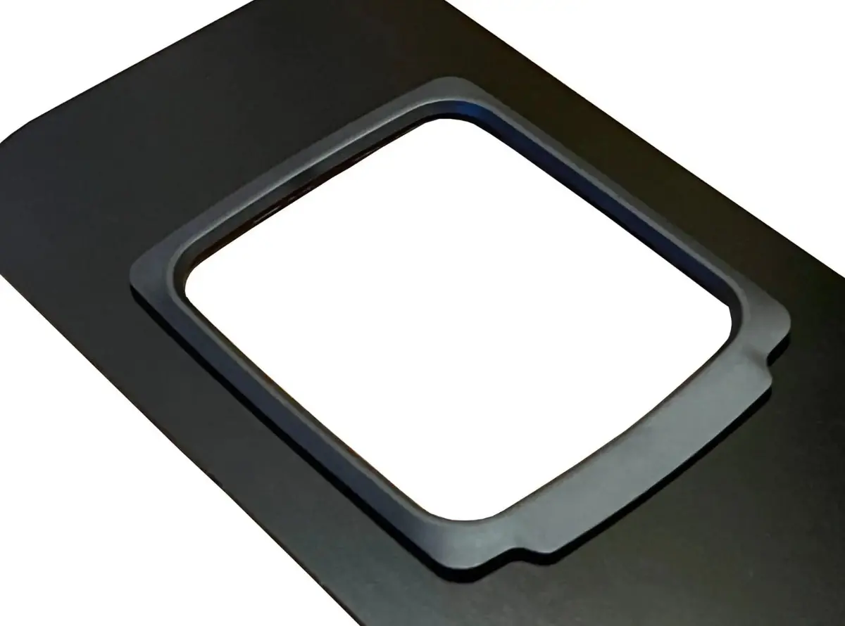 Maxim Center Shifter Console Cover Plate Boot, Anodized Black Aluminum, 1992-1995 1