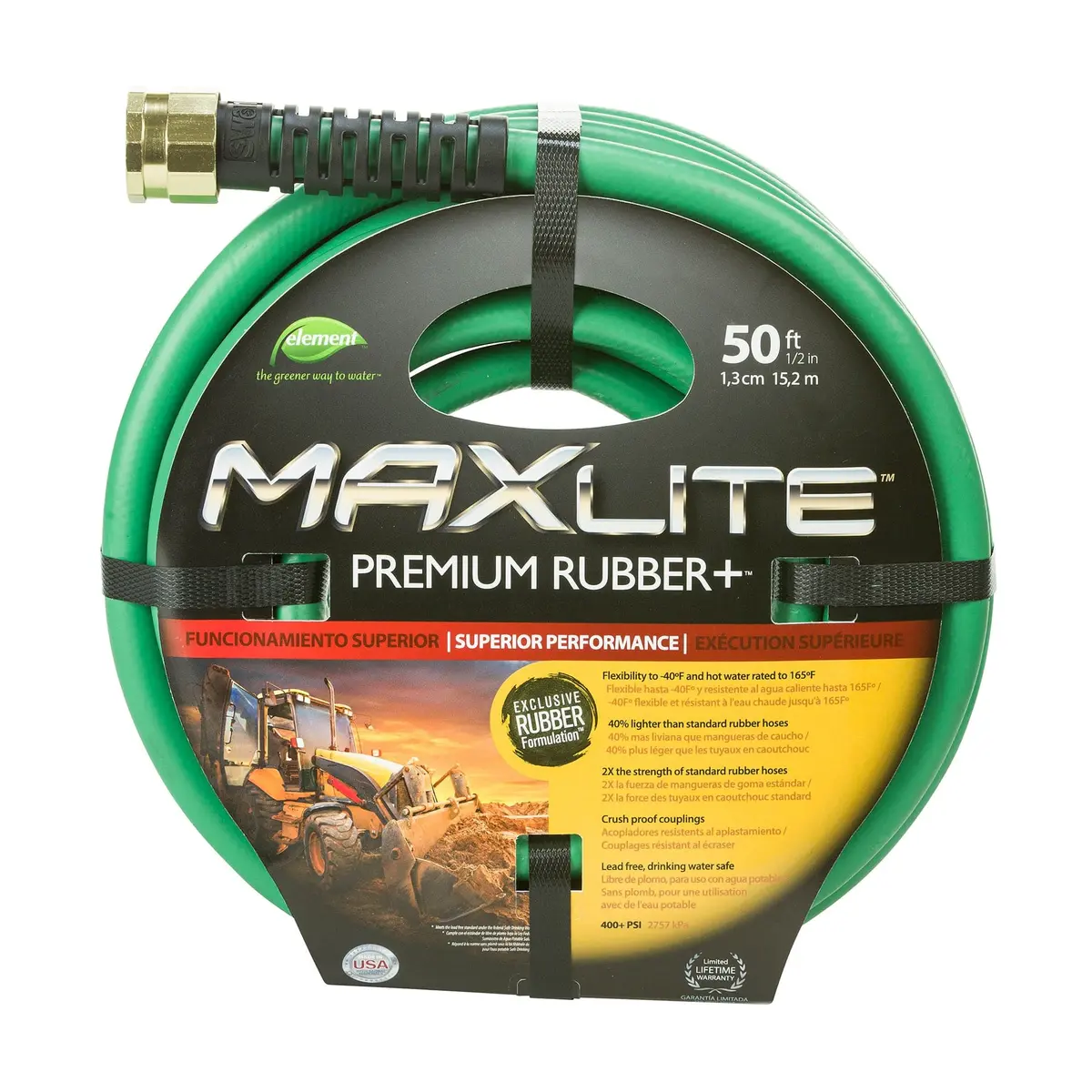 Element Maxlite® Green Rubber+® Hose 1