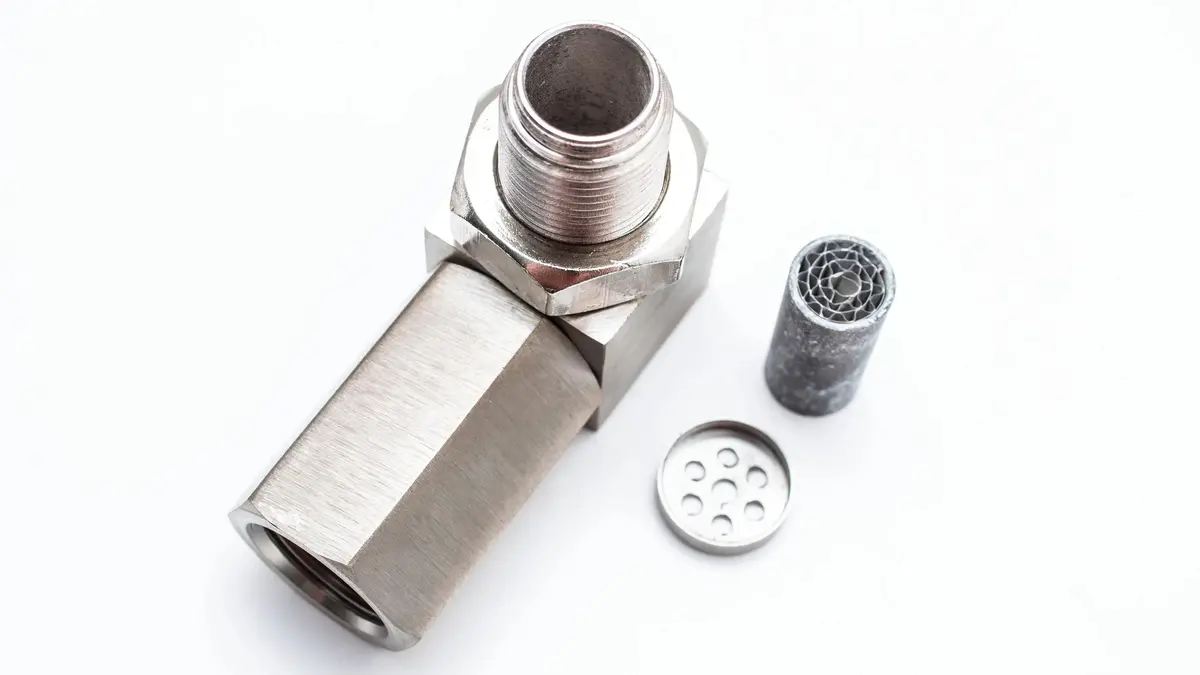 O2 Oxygen Sensor Long Spacer W/ Filter Element X1 - 90 Degree 1