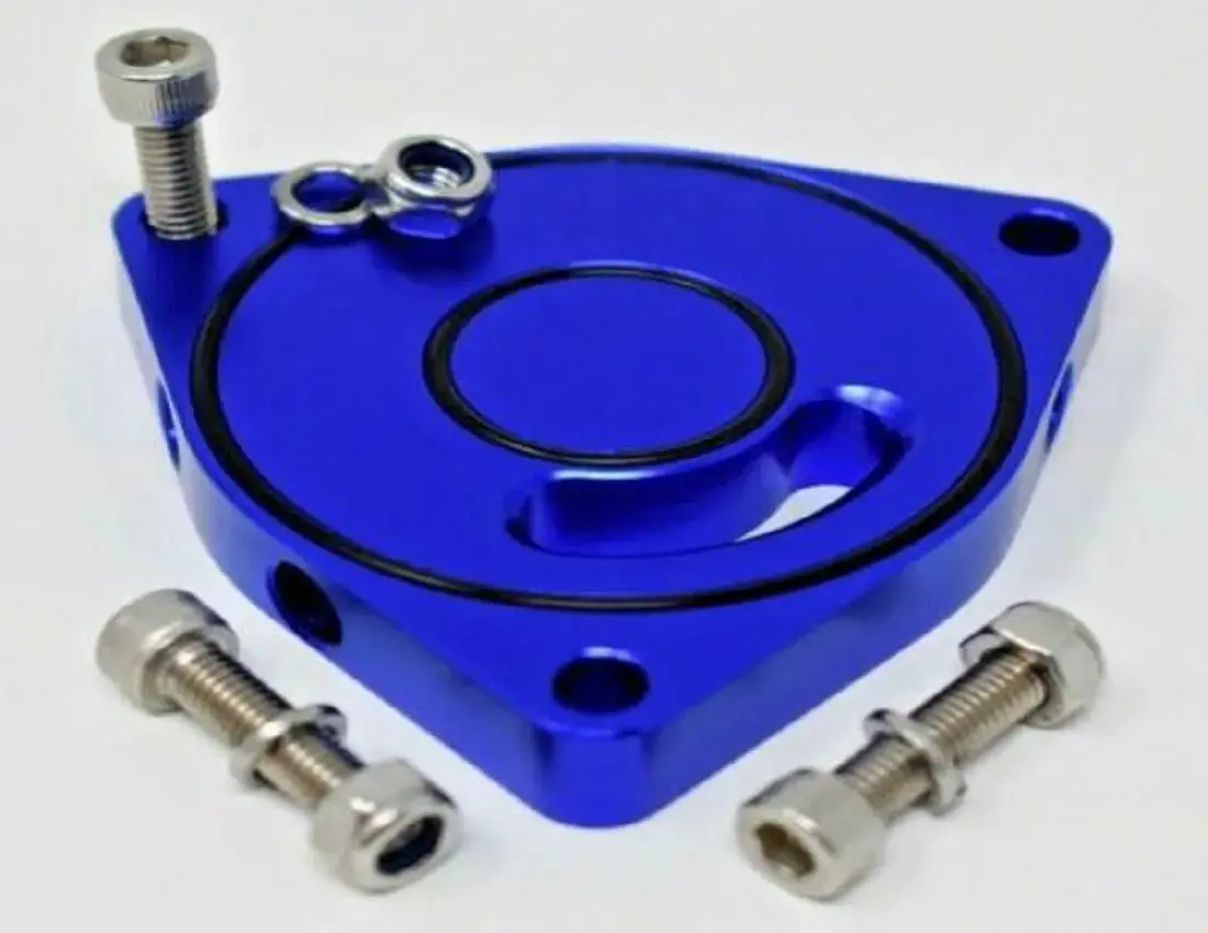 Hyundai Santa Fe 2.0T Turbo Blow Off Valve Plate Spacer Bov 2013+ Cnc Aluminum Anodized 1