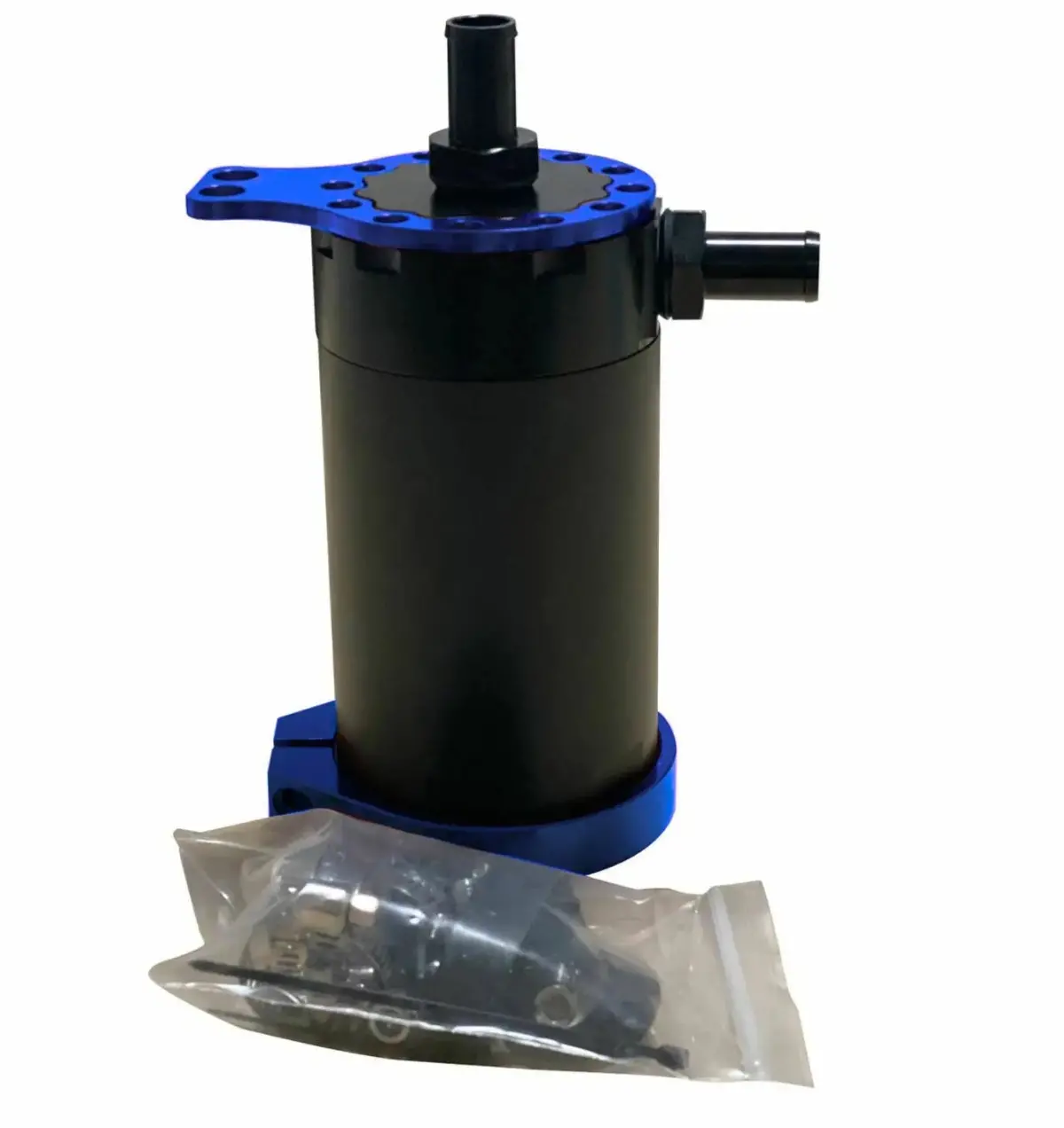 Mishimoto Mmbcc-Uni-Rd Universal Baffled Oil Catch Can Red 1