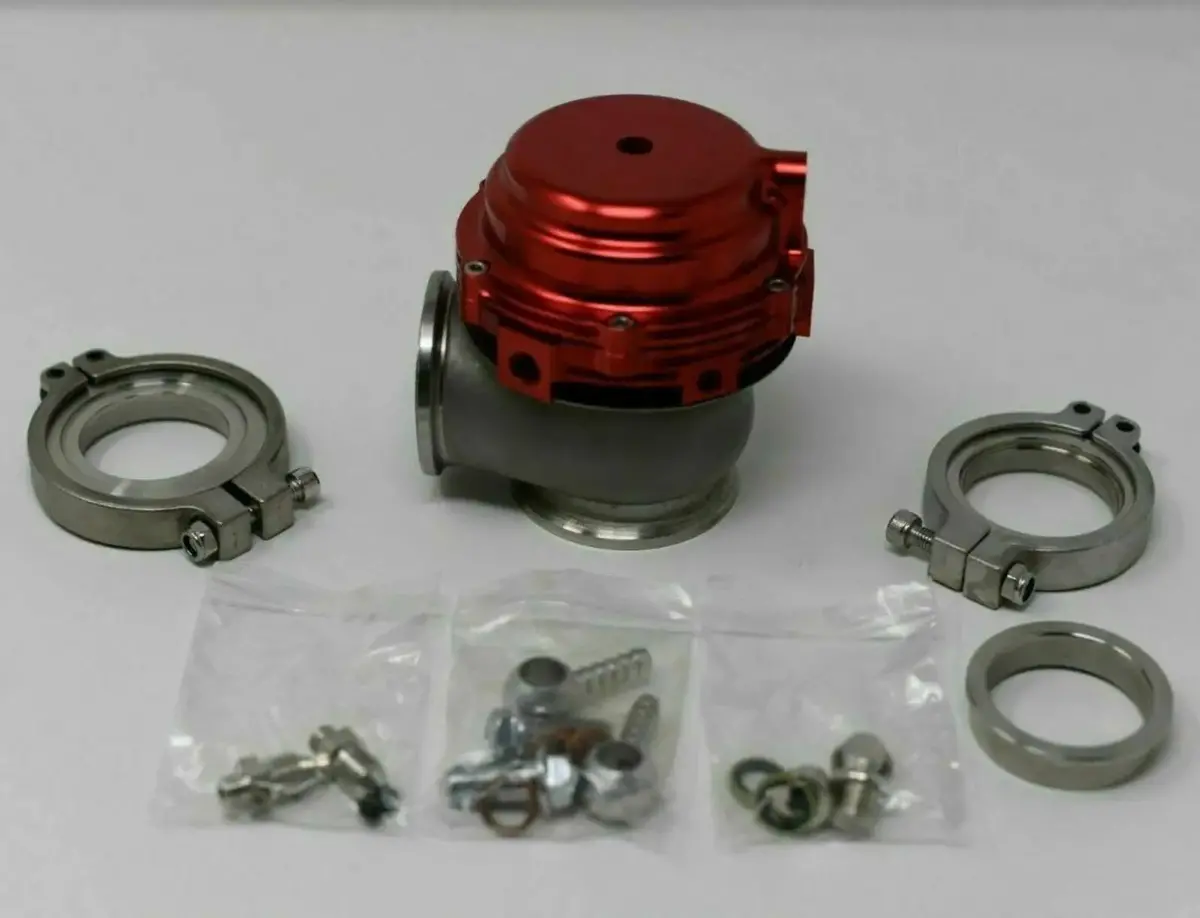 38Mm External Wastegate Mvs V-Band Flange Turbocharger Stainless Steel And Aluminum 1