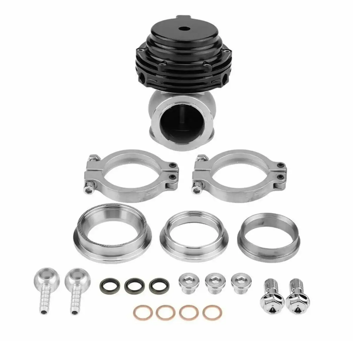 38Mm External Wastegate With Mvs V-Band Flange For Turbocharger Applications 1