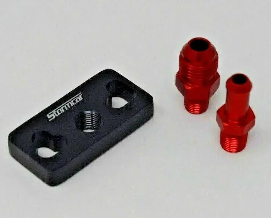 Fuel Pressure Regulator Rail Adapter Riser For Honda Acura K Series K20 K24 Rsx 1