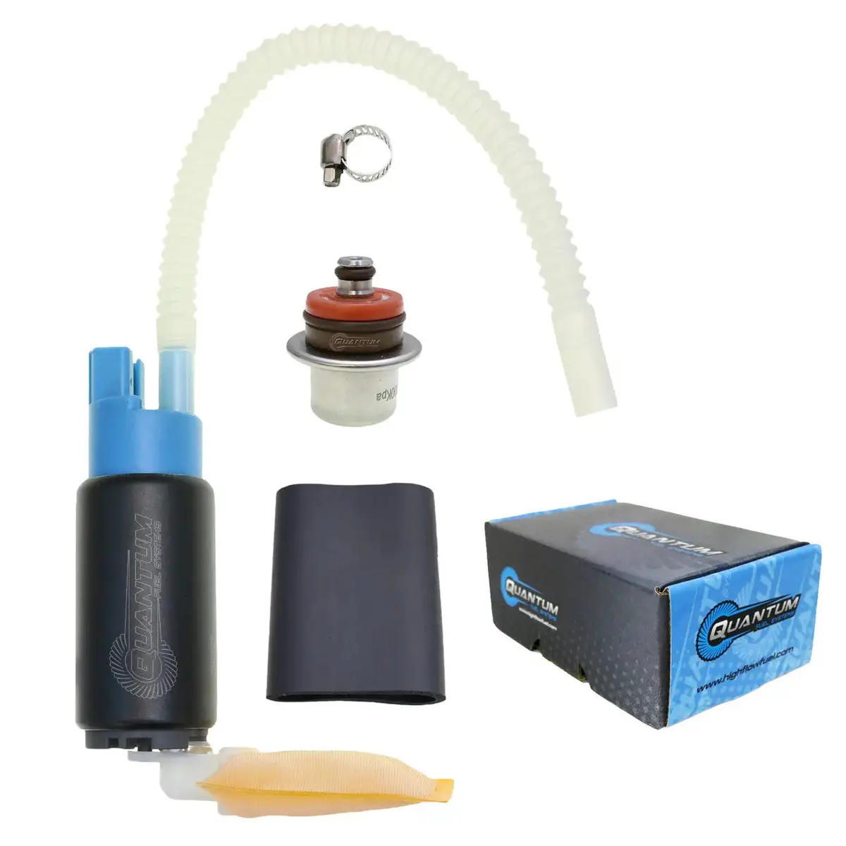 Qfs Oem Replacement In-Tank Efi Fuel Pump W/ Fuel Pressure Regulator, Strainer, Hfp-382-Hdr2 1