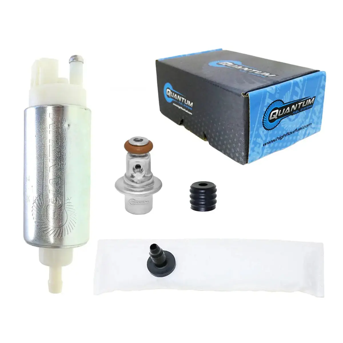 Qfs Oem Replacement In-Tank Efi Fuel Pump W/ Fuel Pressure Regulator, Strainer, Hfp-404-R4 1