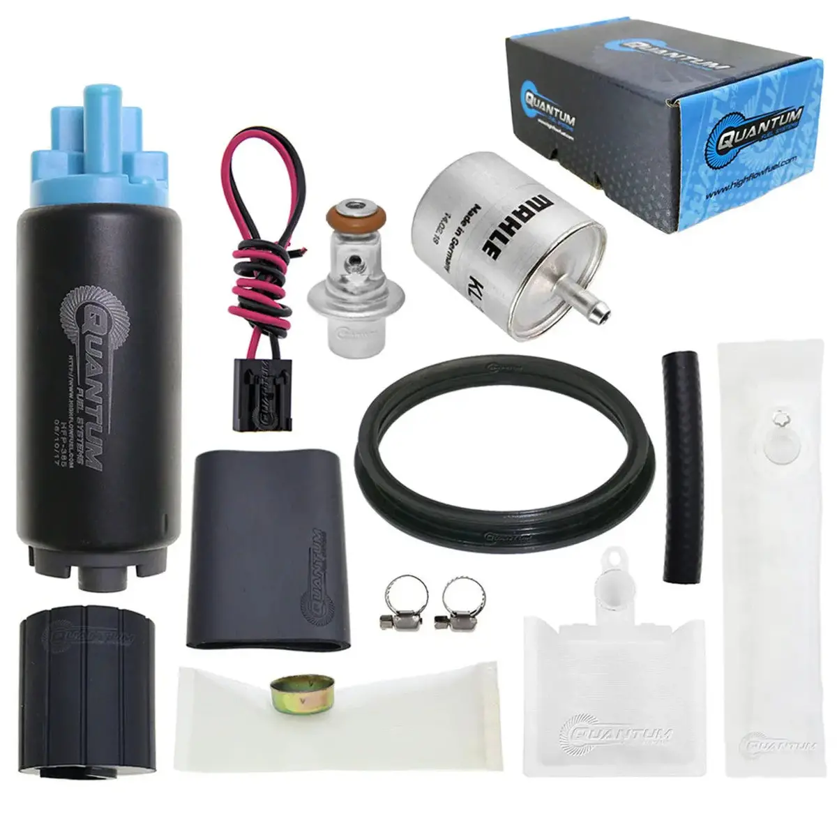 Qfs Oem Replacement In-Tank Efi Fuel Pump W/ Fuel Pressure Regulator, Tank Seal, Fuel Filter, Strainer, Hfp-385-Ur2tf4 1