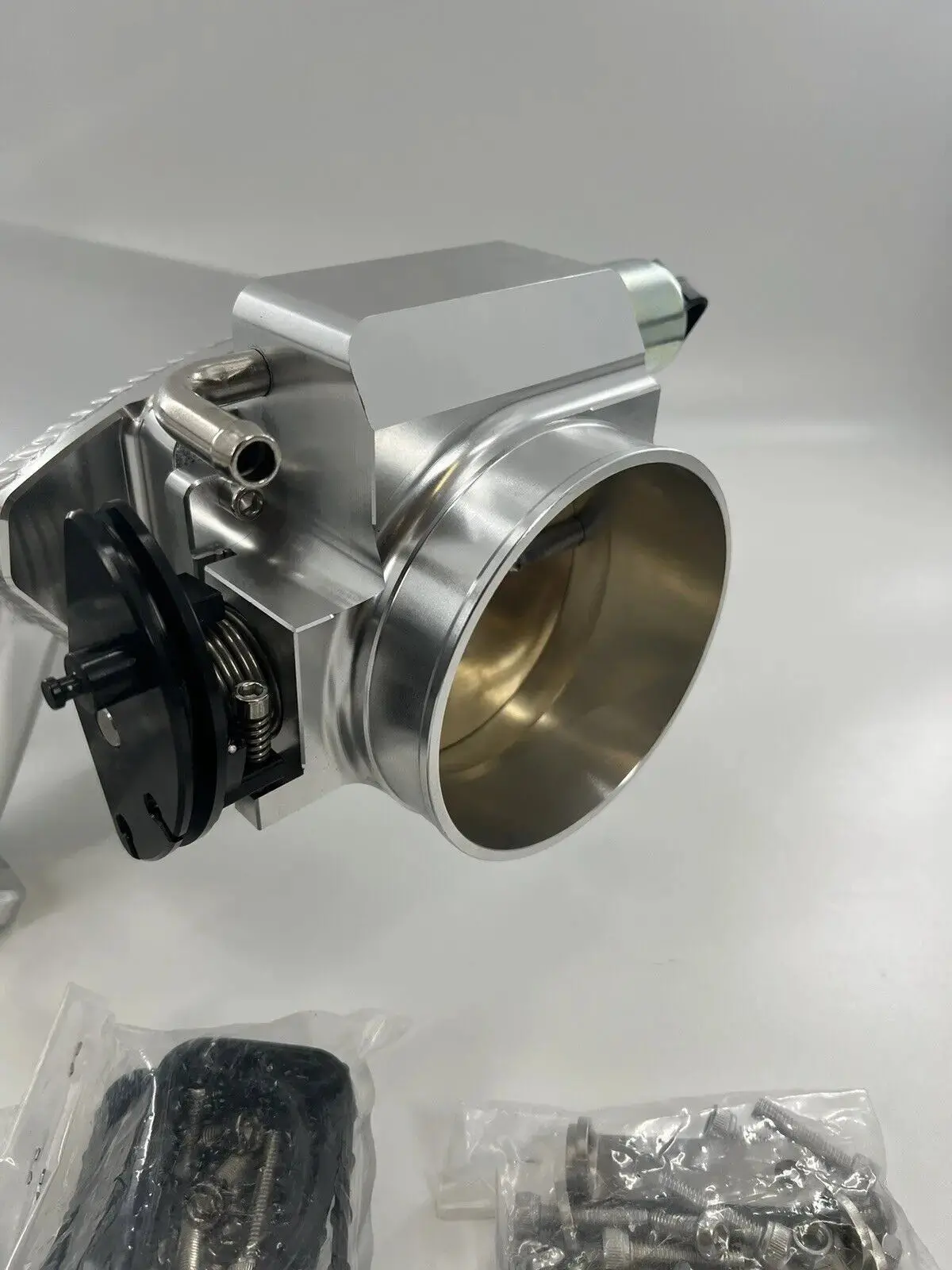 Fabricated Aluminum Intake Manifold 102Mm Efi Sheet Metal For Gm Ls7 1