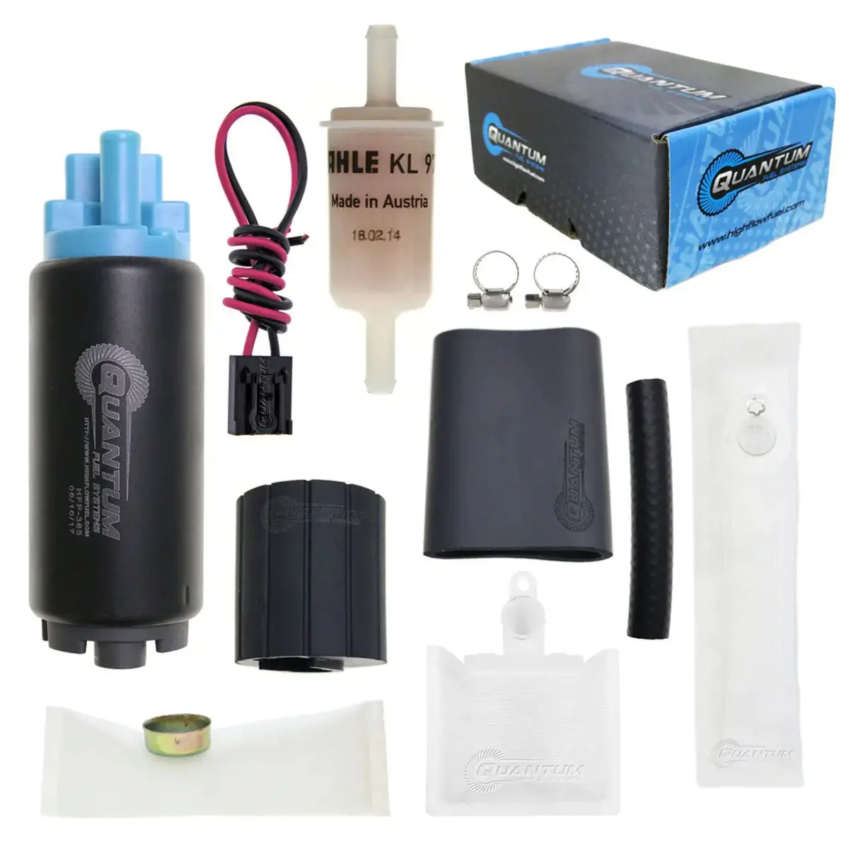 Qfs In-Tank Fuel Pump W/ Genuine Mahle Filter, Hfp-385-Uf 1