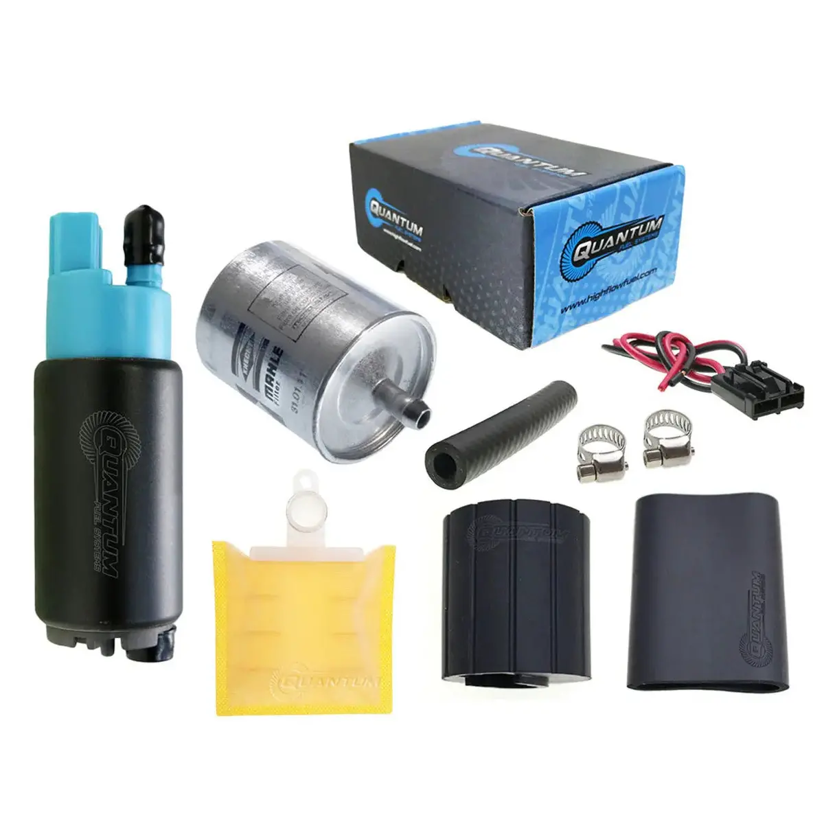 Qfs Oem Replacement In-Tank Efi Fuel Pump W/ Genuine Mahle Filter, Strainer, Hfp-382-766F 1