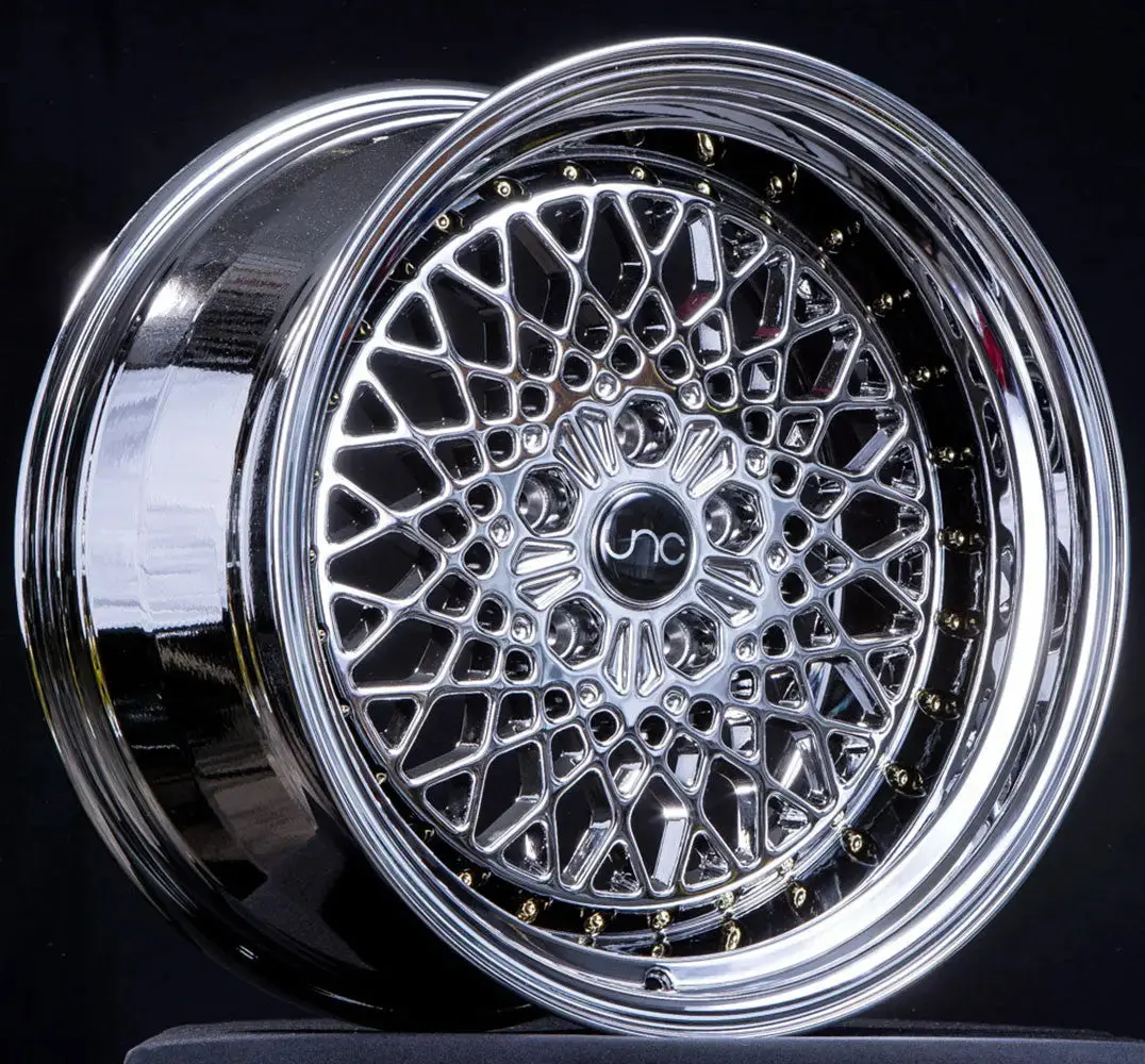 Jnc045 Platinum W/ Gold Rivets 1