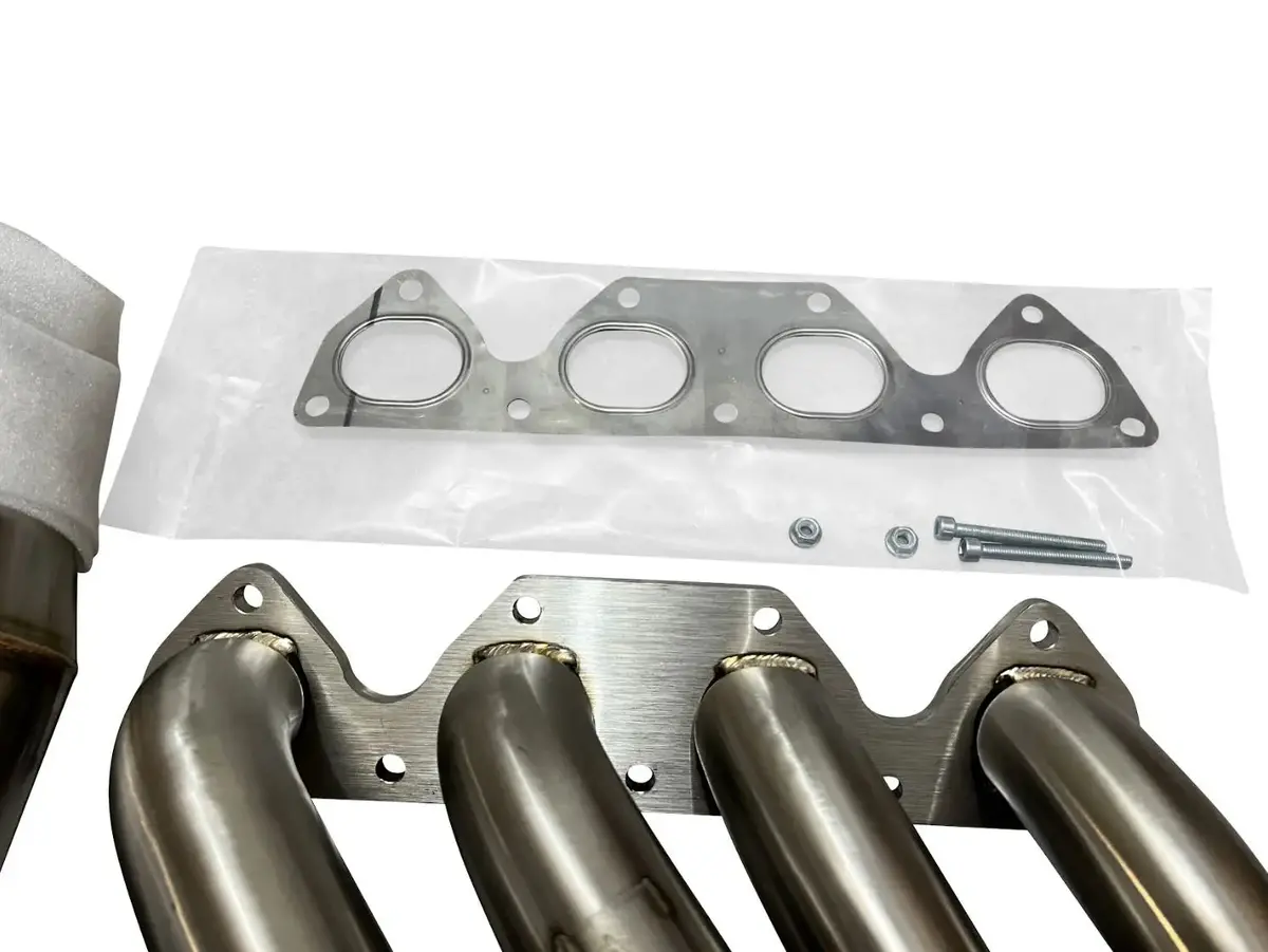 H Series 4-1 Hood Exit Race Header 304 Stainless Steel Megaphone Design 1