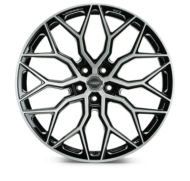 Vossen HF-2 Forged Alloy Wheel – Brushed Gloss Black Finish