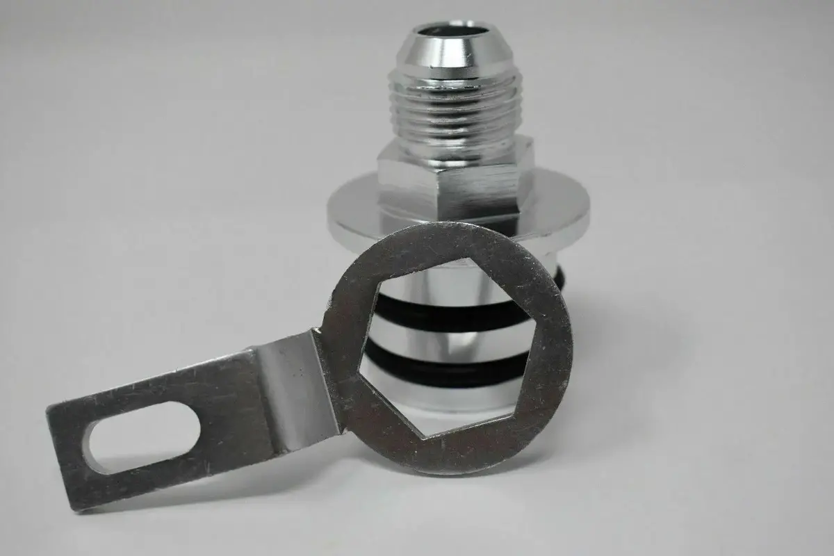 Honda Acura Block Plug Adapter Breather Fitting 10An Catch Can B-Series B16 B18 1