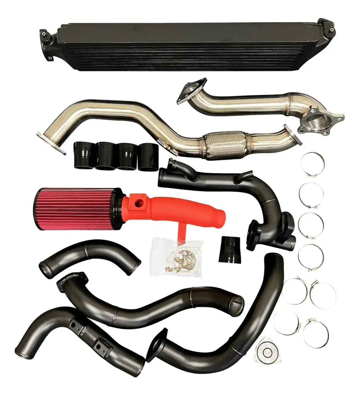 Honda Civic 1.5T Intercooler Front Pipe Cold Air Intake Water Inlet Stage 2 Kit 1