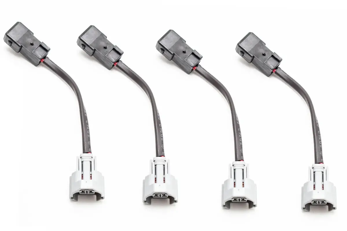Bosch Ev1 Vw Audi / Honda Obd1 To Denso (Bottom Style) Injector Adapter Harness 1