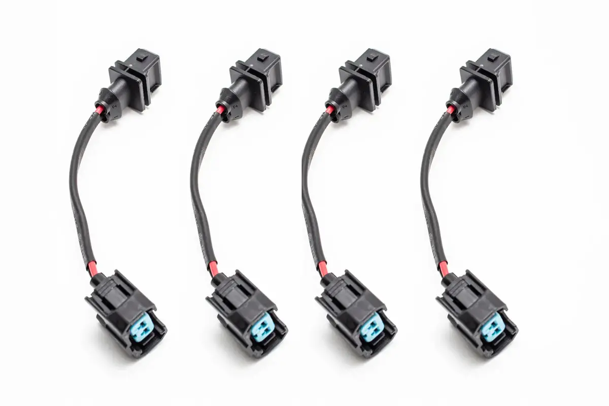Bosch Ev1 Vw Audi / Honda Obd1 To Honda Obd2 Injector Adapter Harness 1