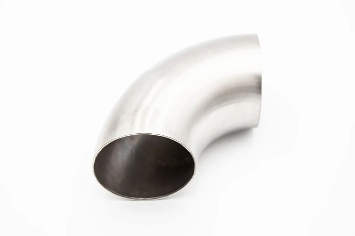 3.000" 1.5Mm 16Ga 90° Mandrel Bend - (4.500" / 1.5D Clr) - Brushed Finish - 304 Ss Stainless 1