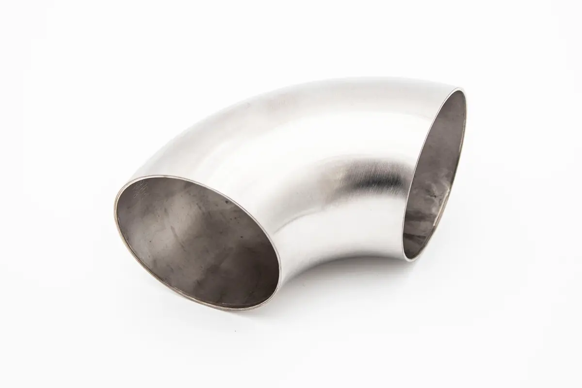 3.000” 16Ga 1.5Mm Tight Radius 90° Mandrel Bend - (3.000" / 1D Clr) - Brushed Finish - 304 Ss Stainless 1