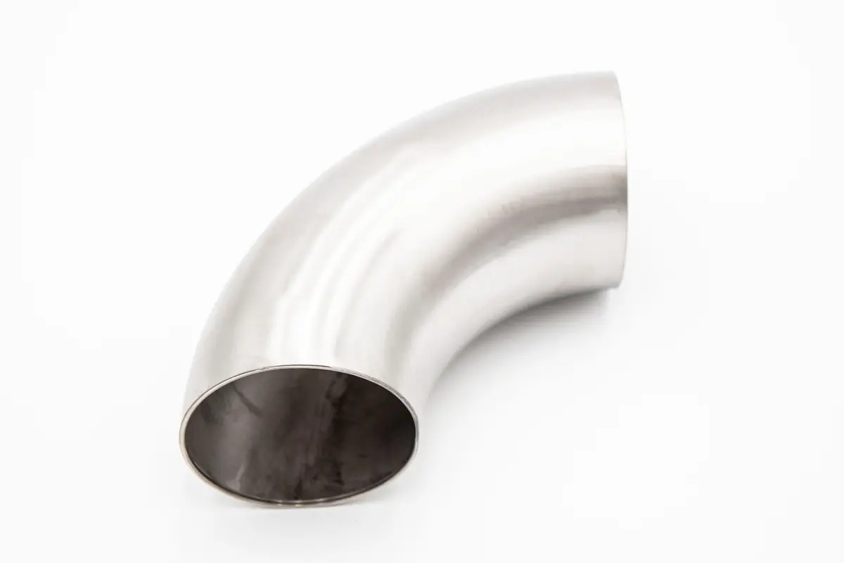 2.500" 1.5Mm 16Ga 90° Mandrel Bend - (3.750" / 1.5D Clr) - Brushed Finish - 304 Ss Stainless 1