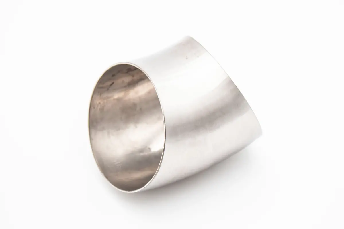 3.000" 1.5Mm 16Ga 45° Mandrel Bend - (4.500" / 1.5D Clr) - Brushed Finish - 304 Ss Stainless 1