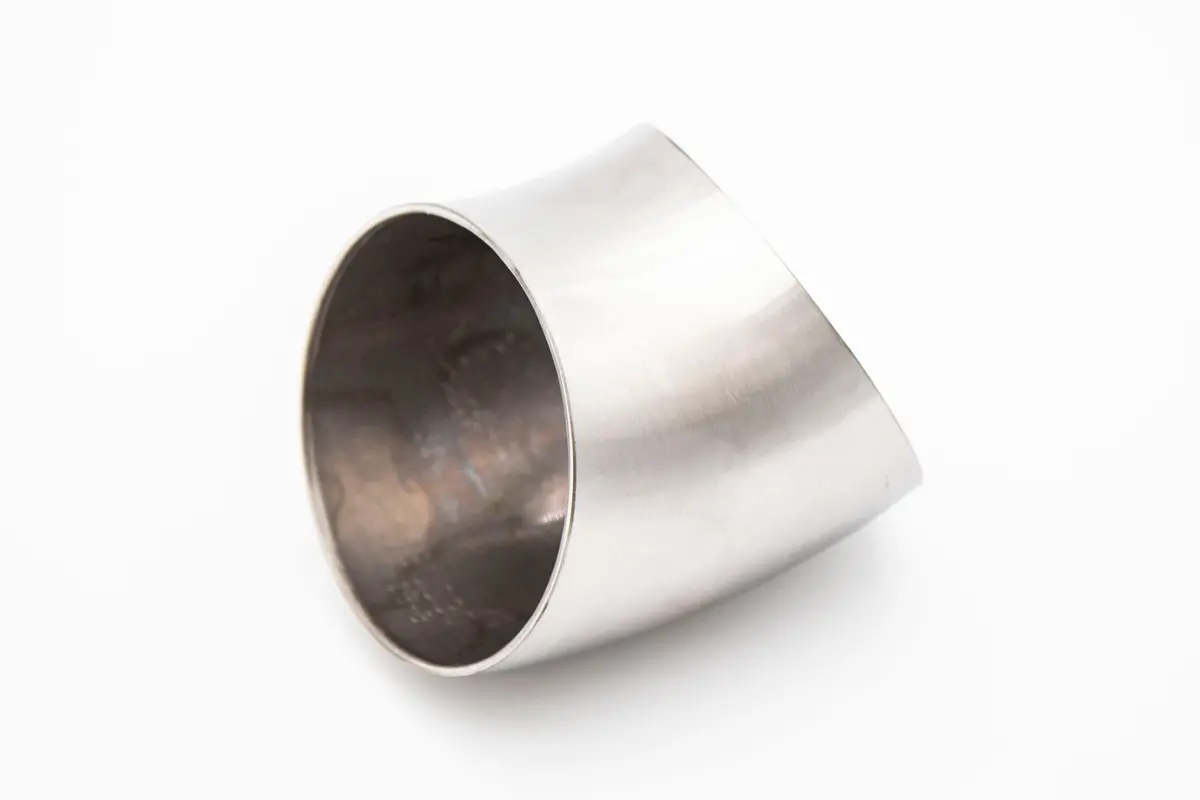 2.500" 1.5Mm 16Ga 45° Mandrel Bend - (3.750" / 1.5D Clr) - Brushed Finish - 304 Ss Stainless 1