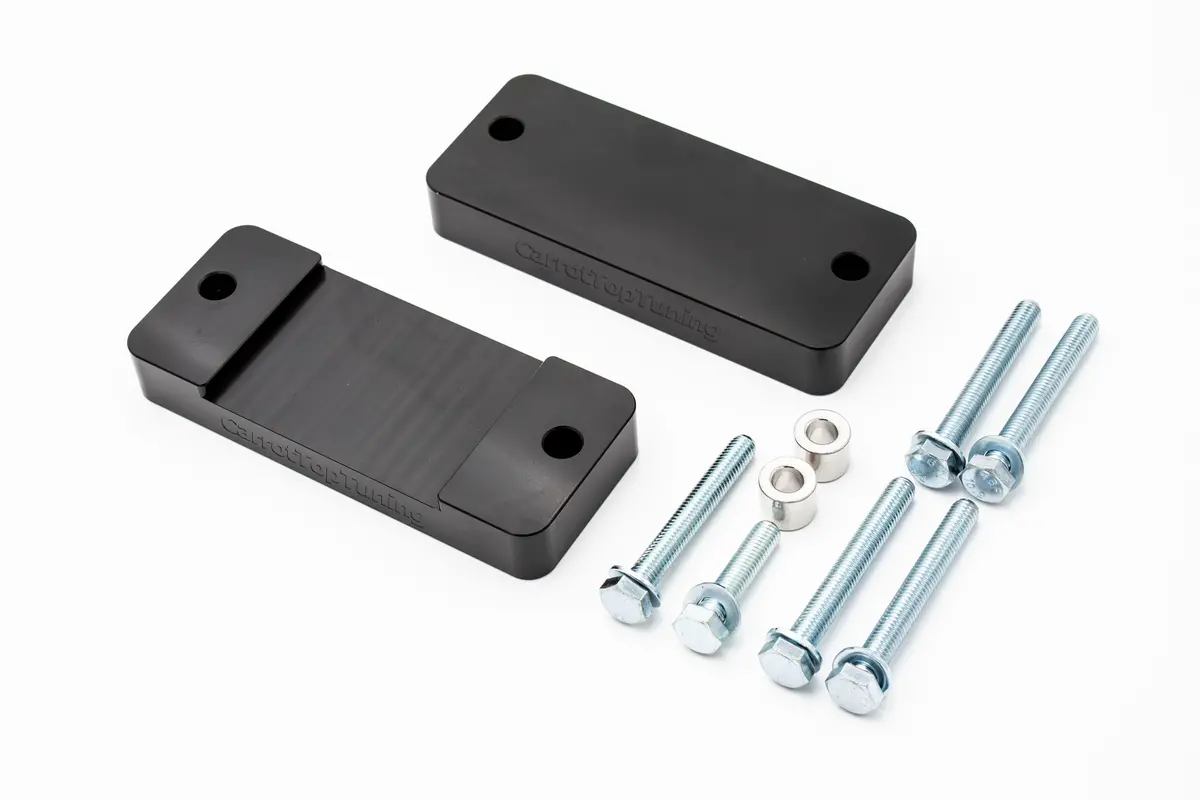 Volkswagen Motor Mount Spacer Kit Jetta Gti Golf Vw Mk4 1.8T Vr6 2.0 -Black- 1