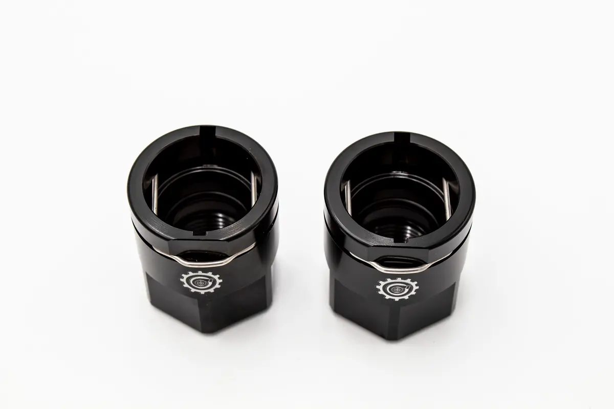 Vw Mk4 1.8T Billet Aluminum Heater Core Engine Bay Fittings An10 1