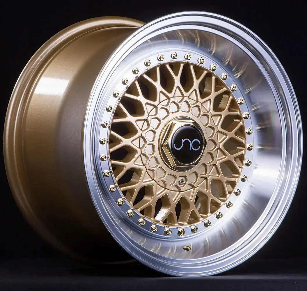 Jnc004s Gold Machined Lip Gold Rivets 1