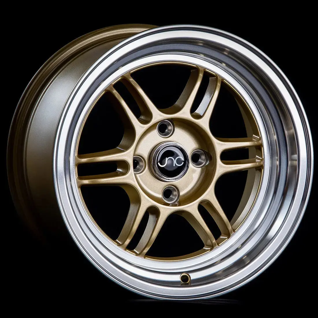 Jnc021 Gold Machined Lip 1