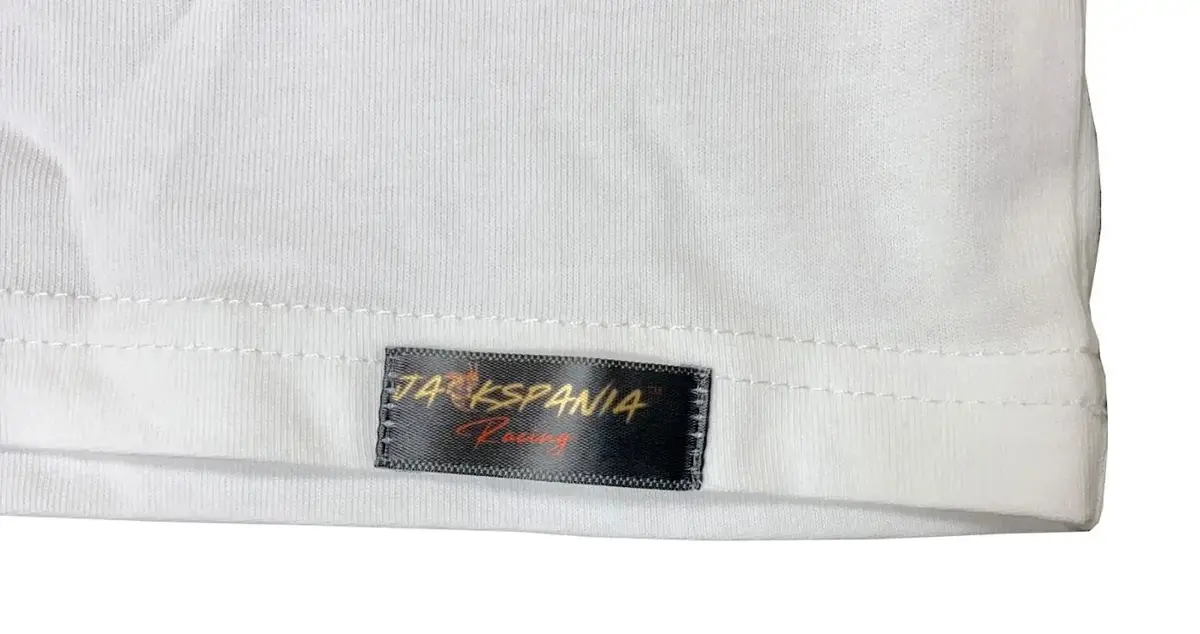Jackspania Racing Logo Cotton Short Sleeve Crew T-Shirt Large Us 1