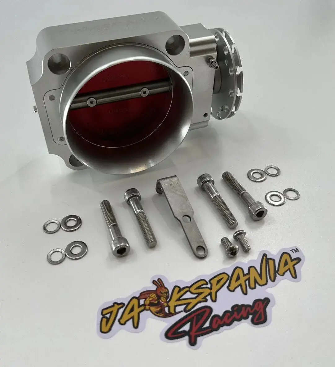 90Mm Throttle Body With 4 Inch Hose Coupling Adapter Inlet And 2.7" Pulley 1