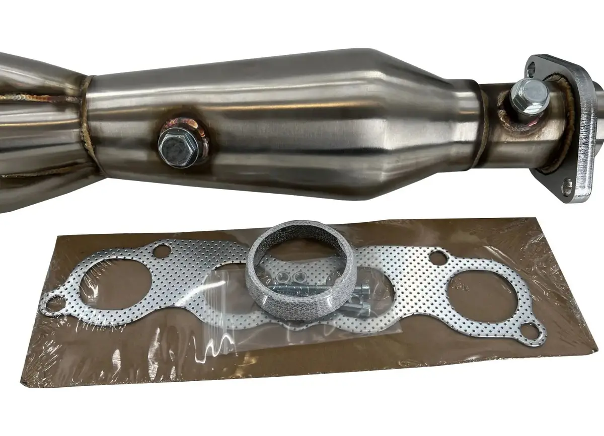 K Swap K20 K24 Megaphone Exhaust Header 2 Bolt 4-1 Tri-Y Ek Eg Dc2 Civic Pipe 1