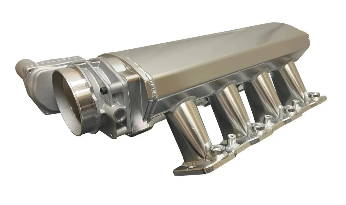 Ls 102Mm Fabricated 8″ Tall Intake Manifold With Fuel Rails And Drive-By-Wire Throttle Body Opening 1