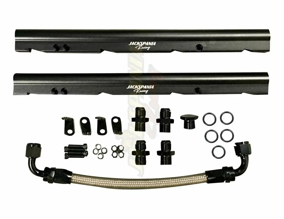 Billet Oe-Style Ls Fuel Feed And Return Rail Kit For Gm Stock Intake Manifold Ls1 Ls2 Ls6 V8 Efi An6 1
