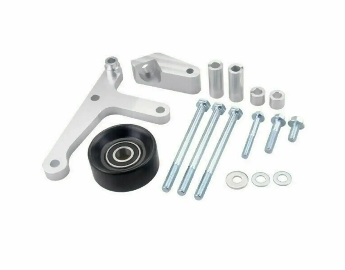 Low Mount Alternator And Power Steering Pump Bracket Kit For Ls1 Camaro Lsx Ls6 Truck 1