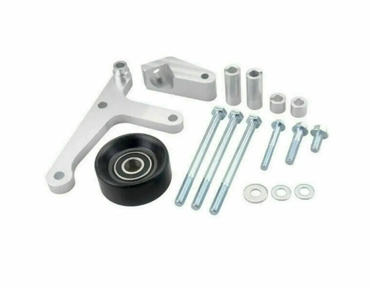 Low Mount Alternator And Power Steering Pump Bracket Kit For Ls1 Camaro Lsx Ls6 Truck 1