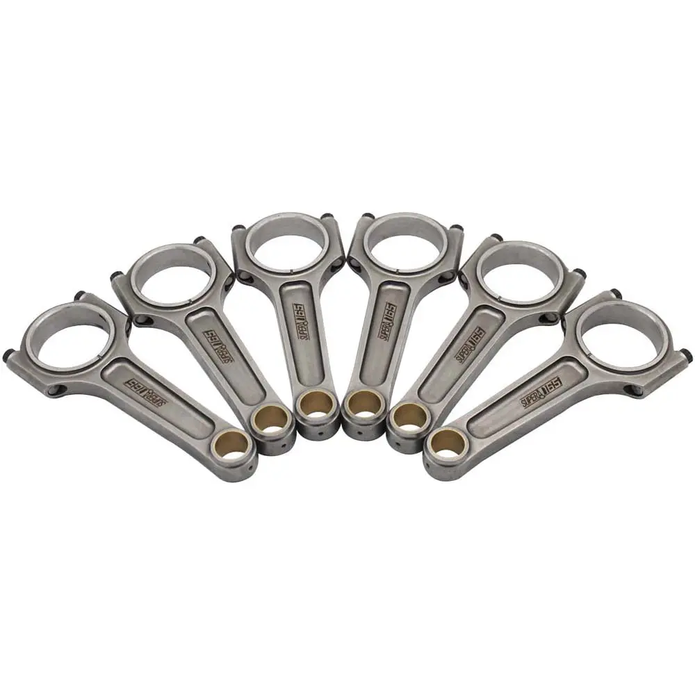 Vr38dett For Gtr R35 6.496" 165Mm X 23Mm Super A Forged Con Rod Set With 7/16" Bolts 1