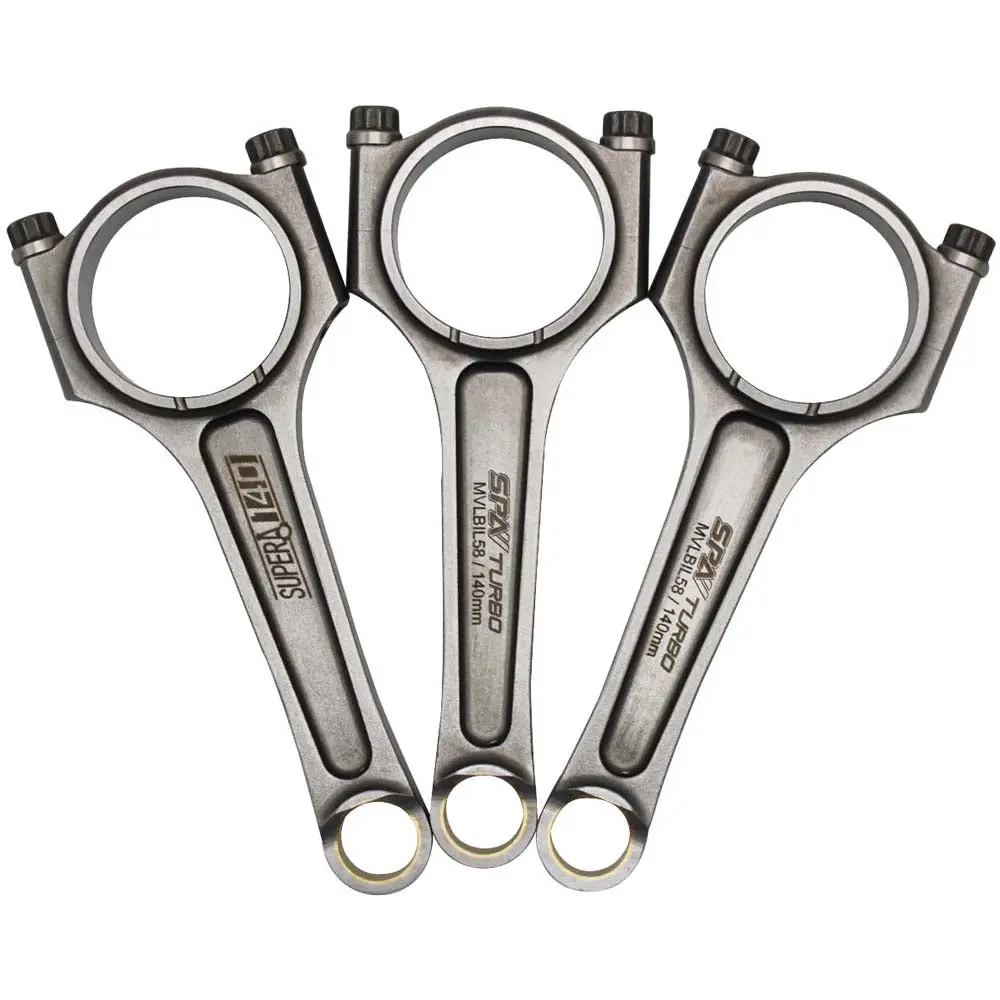 Vw 140 Mm 4340 A-Beam Forged Connecting Rods Up Tsi Gti 1.0 3 Cylinder 19Mm 3 Pcs Set 1