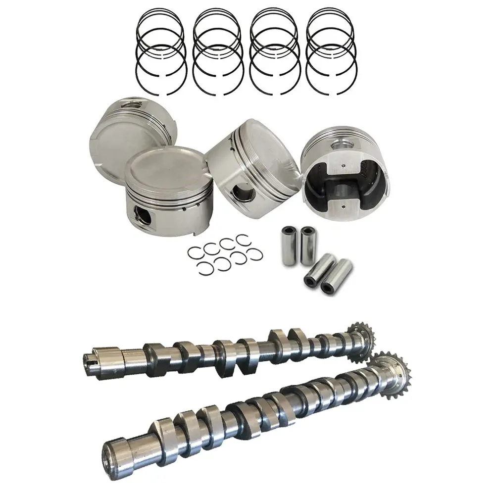 Forged Piston Set 81Mm 1.8L 20V Vw/Audi + 252 / 260 High Performance Camshaft Set 1